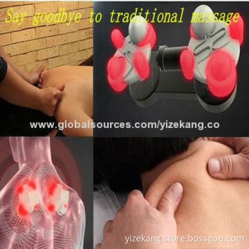 Infrared Kneading Neck Massager with 50-60Hz Frequency, Built-in Zipper